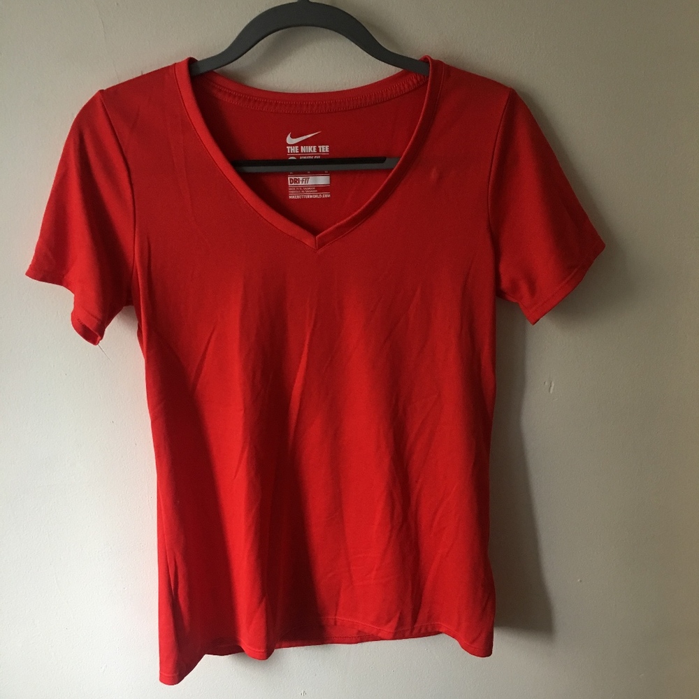 Nike Pro Short Sleeve V Neck Top